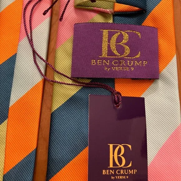 Ben Crump by Verce Multicolor men's tie - Picture 2 of 11